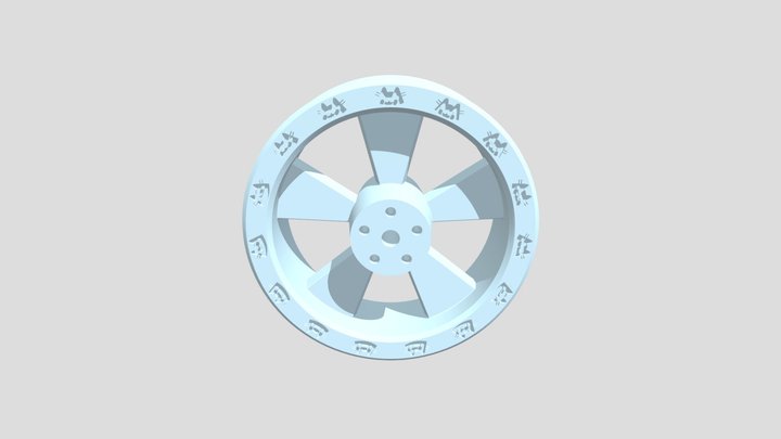 Wheel Two (better) 3D Model