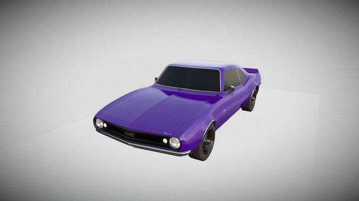 Camaro SS 1967 3D Model