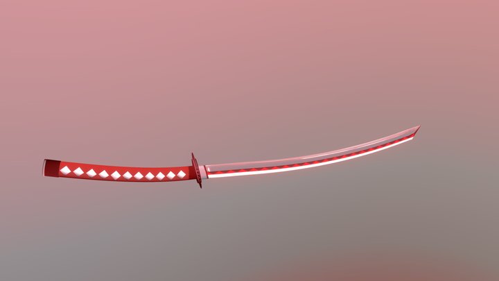 Blood of Katana 3D Model