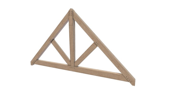 King Truss 3D Model