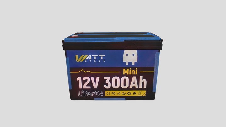 WattCycle 280AH LiFePO4 Battery 3D Model