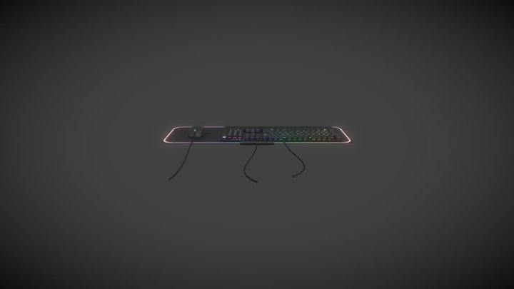 Keyboard, Mouse and mouse pad