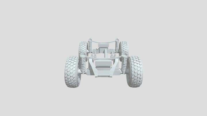 Tire and Suspension 3D Model
