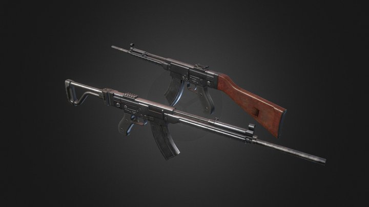 NDR Rifle 3D Model