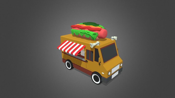 Foodtruck for Food Frenzy 3D Model