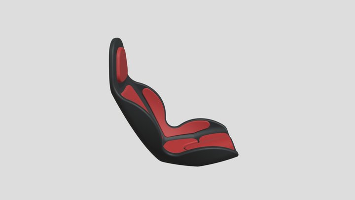 Car Seat Complete V1 3D Model