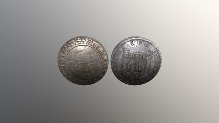 Peso and shilling 3D Model
