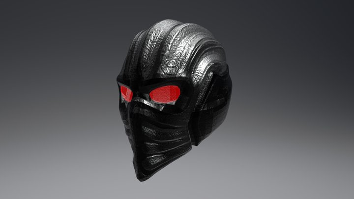 Alien Helmet 3D Model