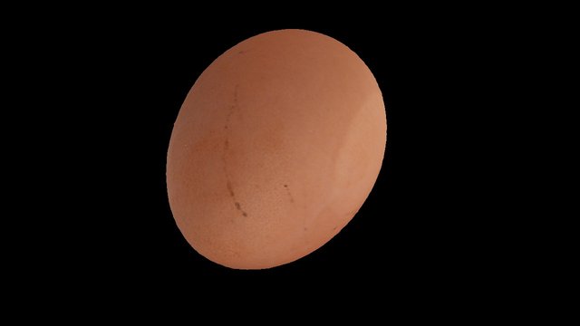 boiled egg 3D Model