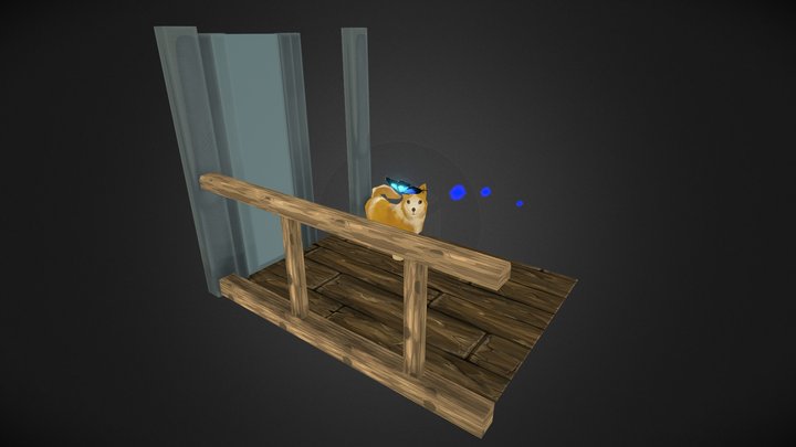 Stylized Inu 3D Model