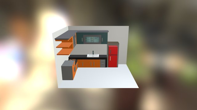 Kitchen Set Revisi 3D Model