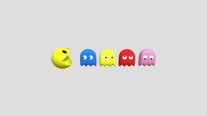 Pacman 3D models - Sketchfab