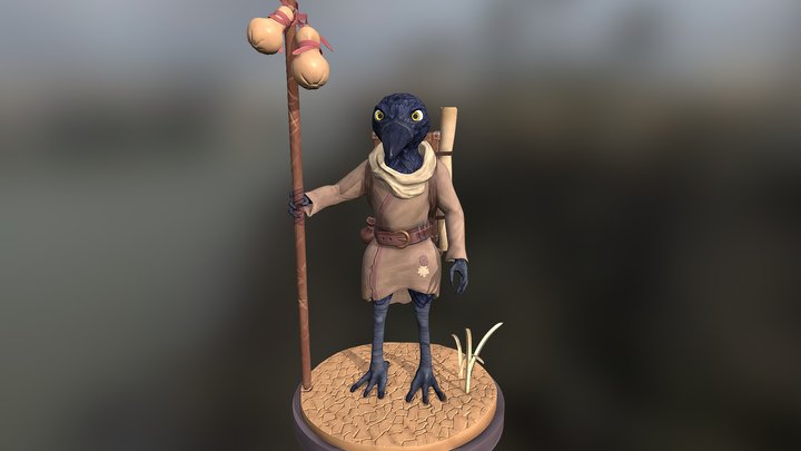 Zoom (the kenku monk) 3D Model