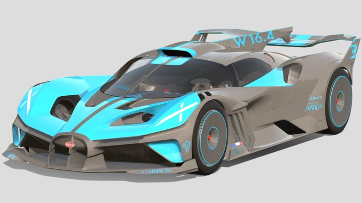 2021 Bugatti Bolide – Gratis 3D-model STL