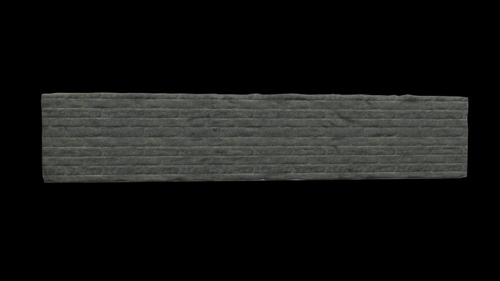 Stone-wall-006-002 – Kostenloses 3D-Modell STL
