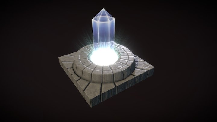 FFV Crystal Altar 3D Model