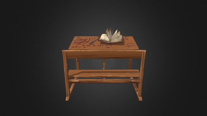 Witch Desk 3D Model