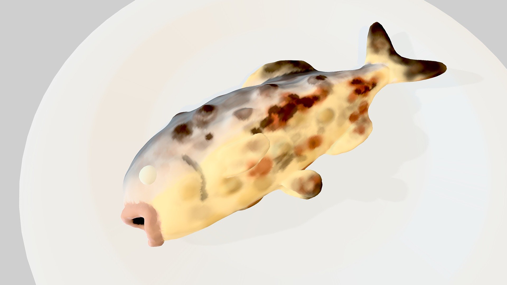 Grilled Fish (焼き魚) - 3D model by Uzumusiyaki(渦蟲焼き) [a1cba29