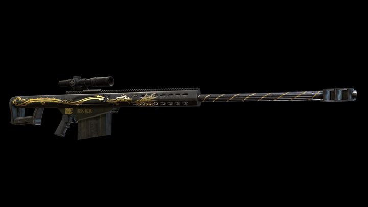 MercyBreak - Custom M82A1 3D Model