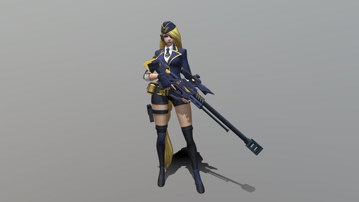 Lesley (General Rosa) 3D Model
