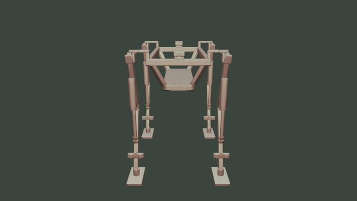 Cargo dog 3D Model