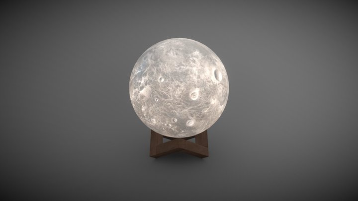 Moon night light 3D Model