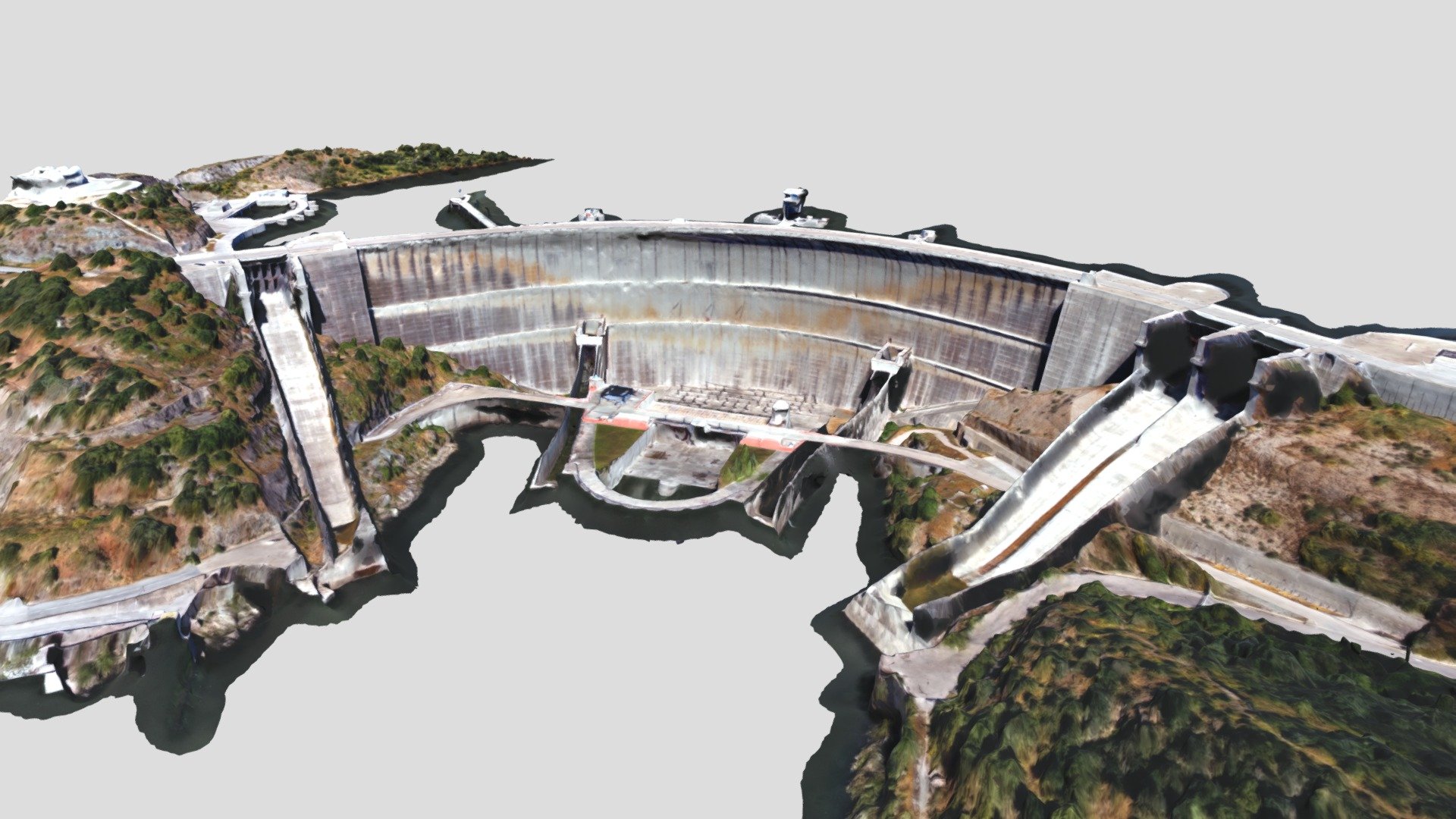 Alqueva Dam - 3D model by nu_no [a1ced2f] - Sketchfab