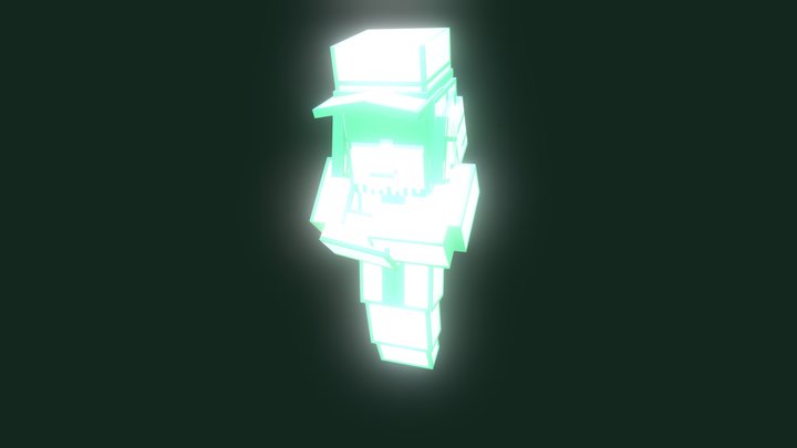 Minecraft Ghost Garcello 3D Model