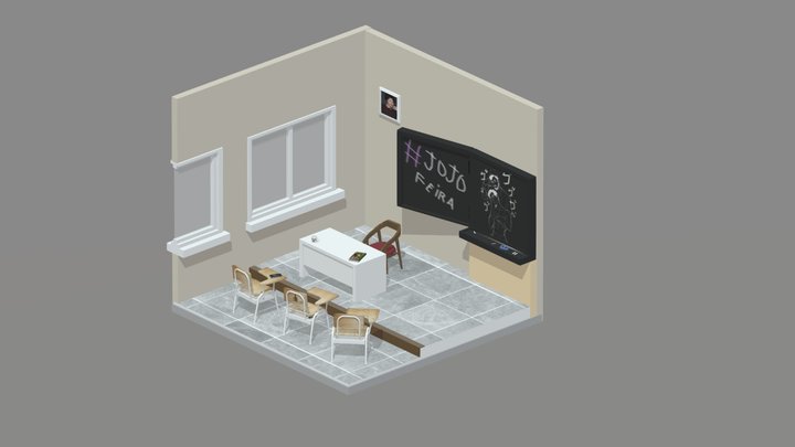Sala De Aula 3D Model