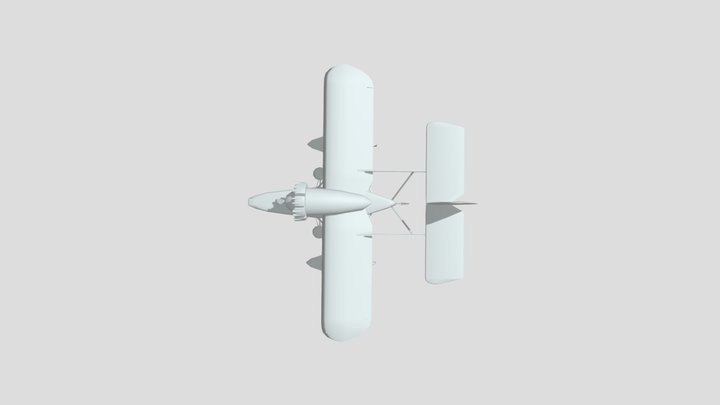 Styled_ 1930 Sikorsky S-39_Plane 3D Model