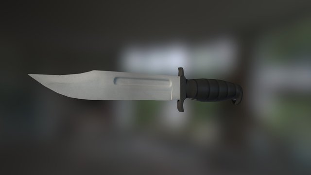 Working Knife 3D Model