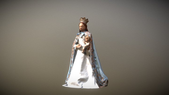 Virgen La Candelaria 3D Model