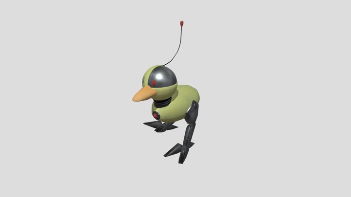 Robot Duck 3D Model