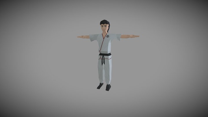 Jarvis McPunchyfist: A karate master 3D Model