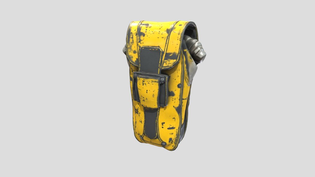 Futuristic Cyberpunk Ammo Pouch