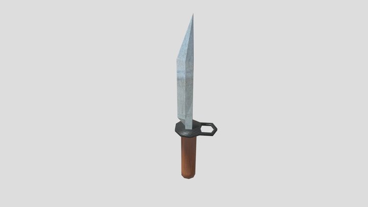 survival knife 3D Model