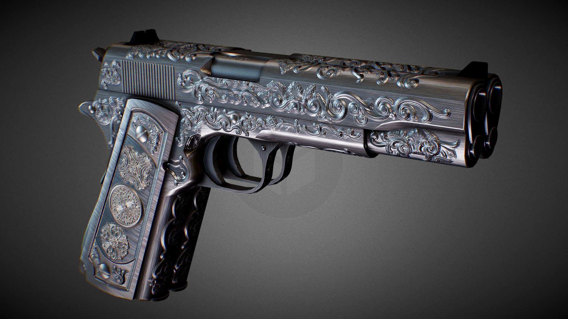 Colt 1911 - 3D Model by FIRA