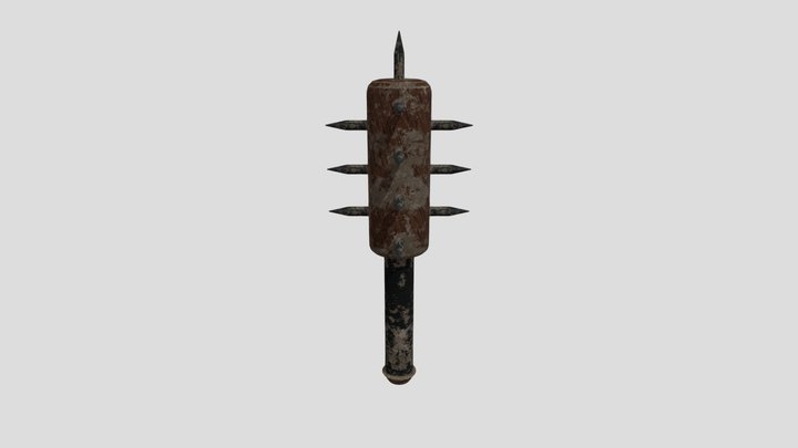 WW1 Trench Club 3D Model
