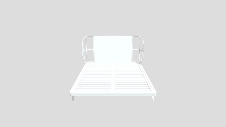 Krevet_LEAF_konstrukcija_uzglavlja_2023 3D Model