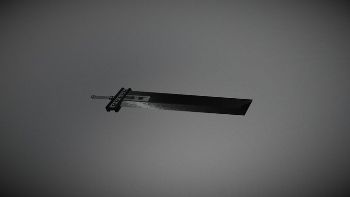 Cloud Sword FFVII 3D Model