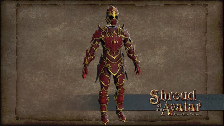 Summer Telethon Flame Armor 3D Model