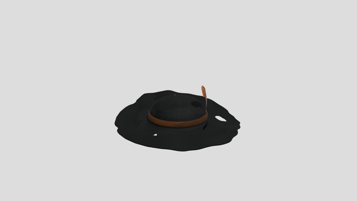 Stylized Pirate Hat 3D Model
