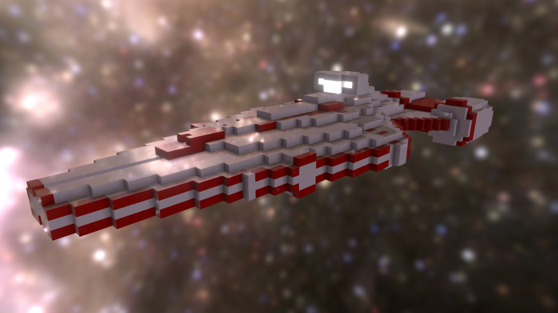 Star Wars - Arquitens-Class cruiser (voxel)