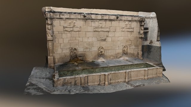 Fuente de los Caños, Jaén 3D Model