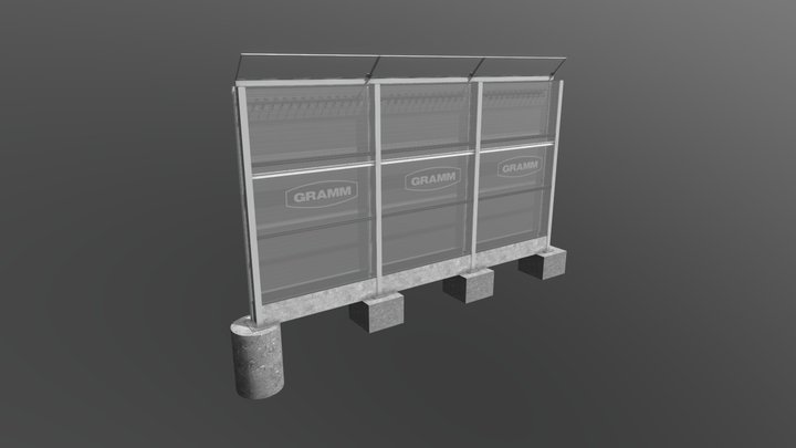 GRAMM SmogStop Air Pollution Control Barrier 3D Model