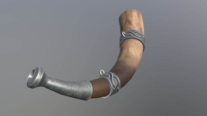 Murom 's battle horn 3D Model
