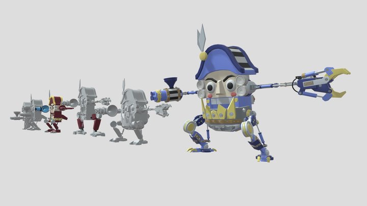 Nutcracker_stages 3D Model