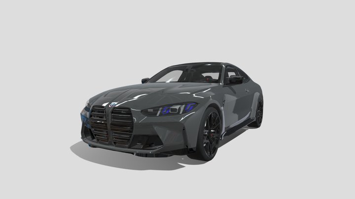 2024 BMW M4 Coupe Competition 3D Model