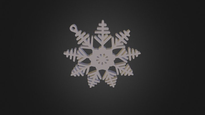 SnowFlake 3D Model