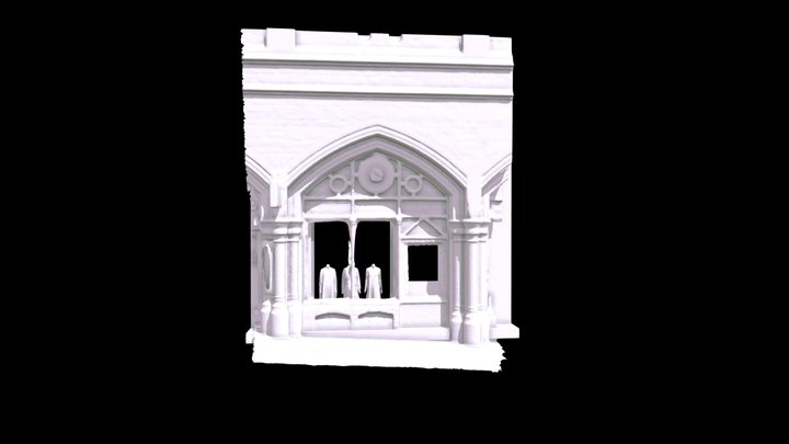 Zamanah Moslih Chapter House Store Front 3D Model